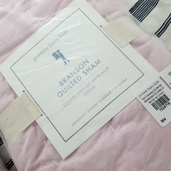 Pottery Barn Kid's - Branson Standrard Quilted Sham (set of 2) NWT (Z09) - Picture 2 of 8